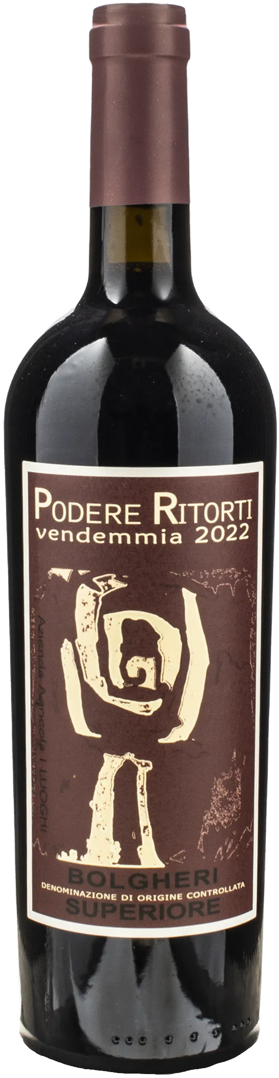 I Luoghi Bolgheri Rosso Superiore Podere Ritorti 2022