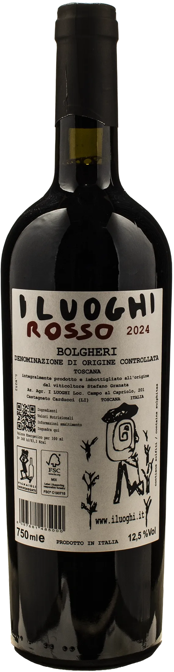 I Luoghi Bolgheri Rosso Toscana 2024
