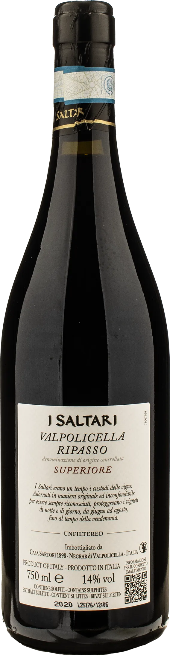 I Saltari Valpolicella Ripasso Superiore 2020