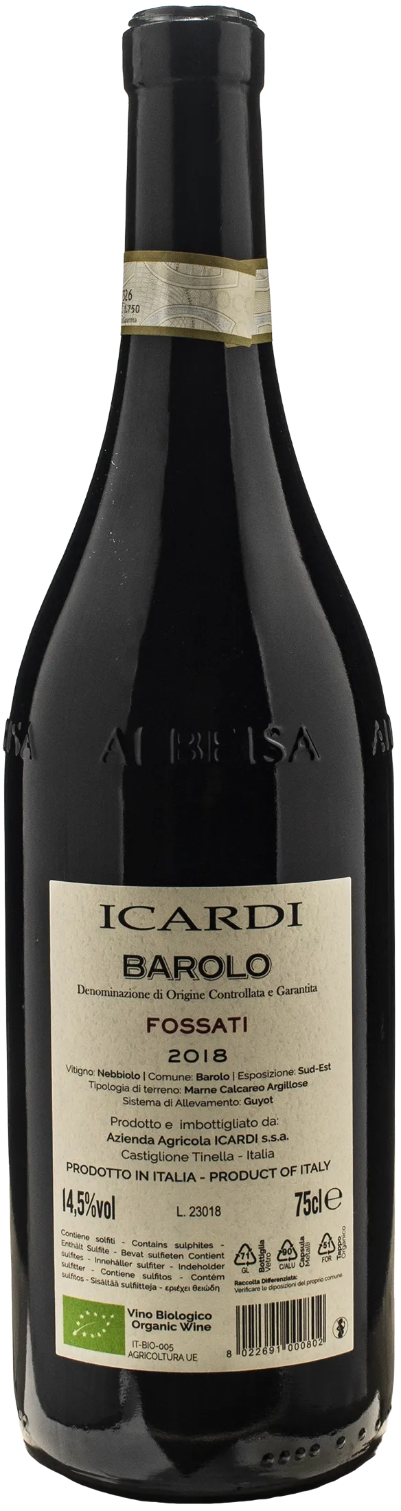Icardi Barolo Fossati 2018
