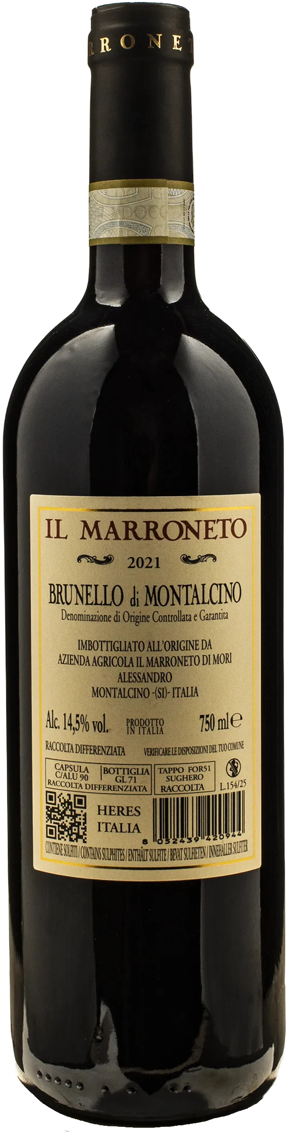 Il Marroneto Brunello di Montalcino 2021