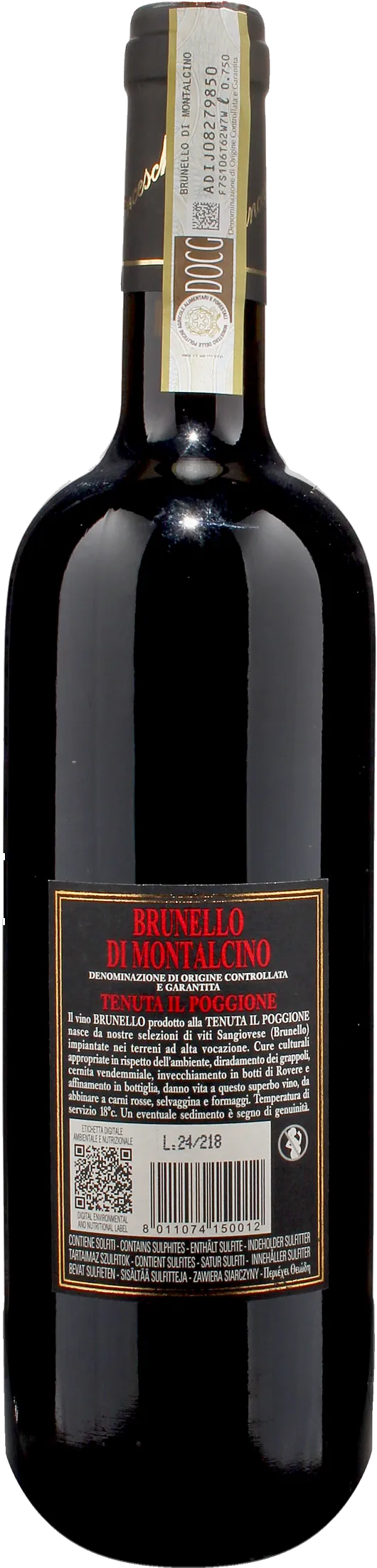 Il Poggione Brunello di Montalcino 2020