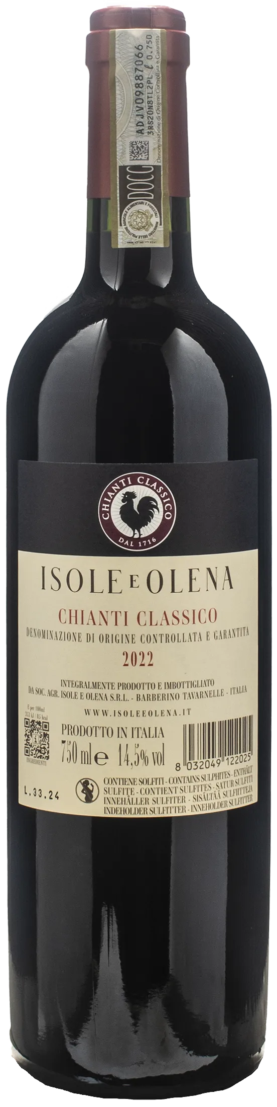 Isole e Olena Chianti Classico 2022