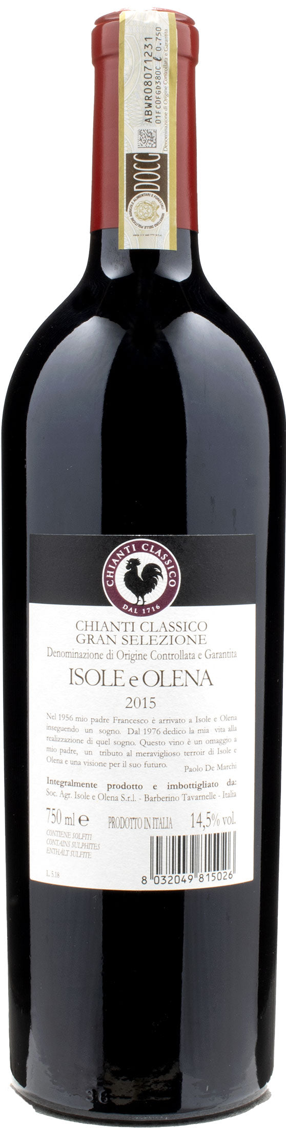Isole e Olena Chianti Classico Gran Selezione 2015