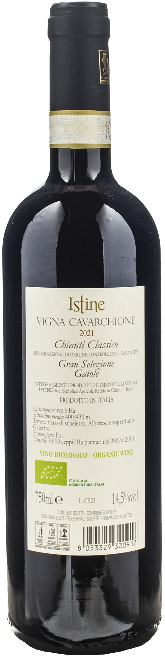 Istine Chianti Classico Gran Selezione Vigna Cavarchione 2021