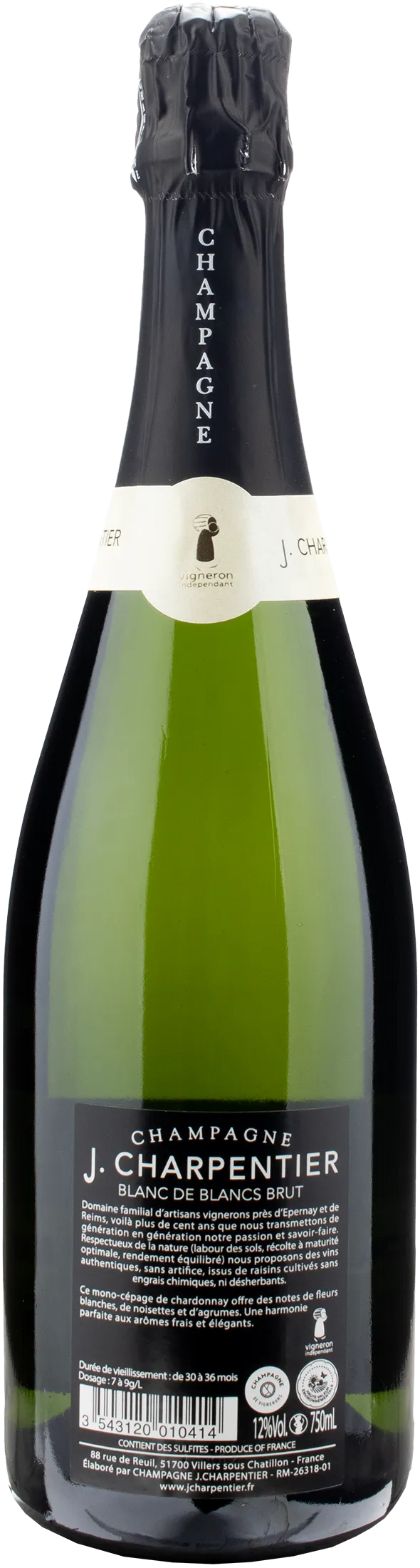 J. Charpentier Champagne Blanc de Blancs Brut