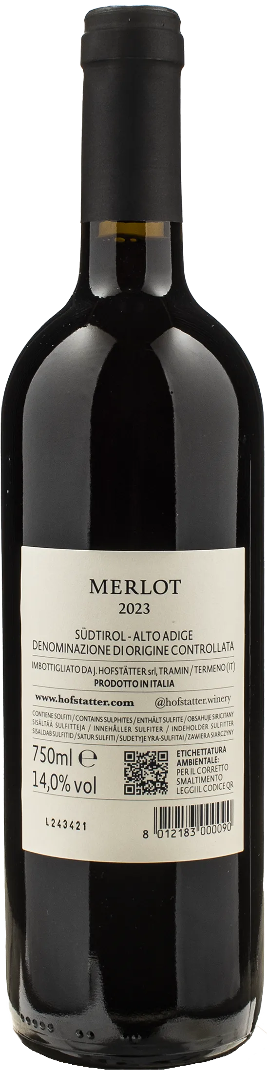 J. Hofstatter Merlot 2023