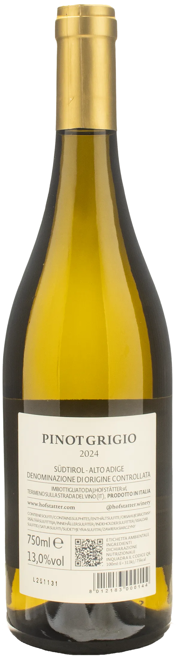 J. Hofstatter Pinot Grigio 2024