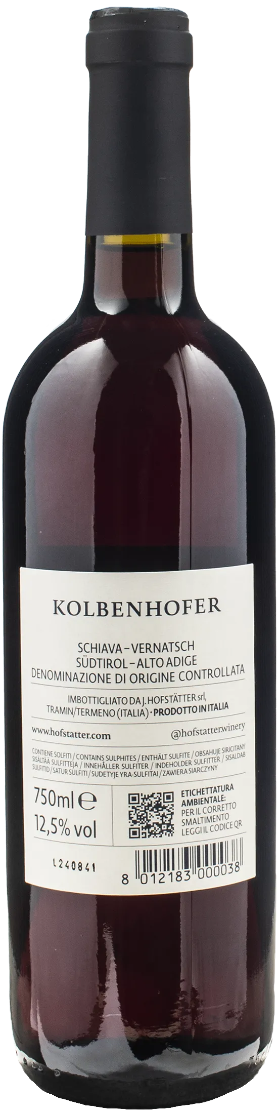 J. Hofstatter Schiava Kolbenhofer 2023