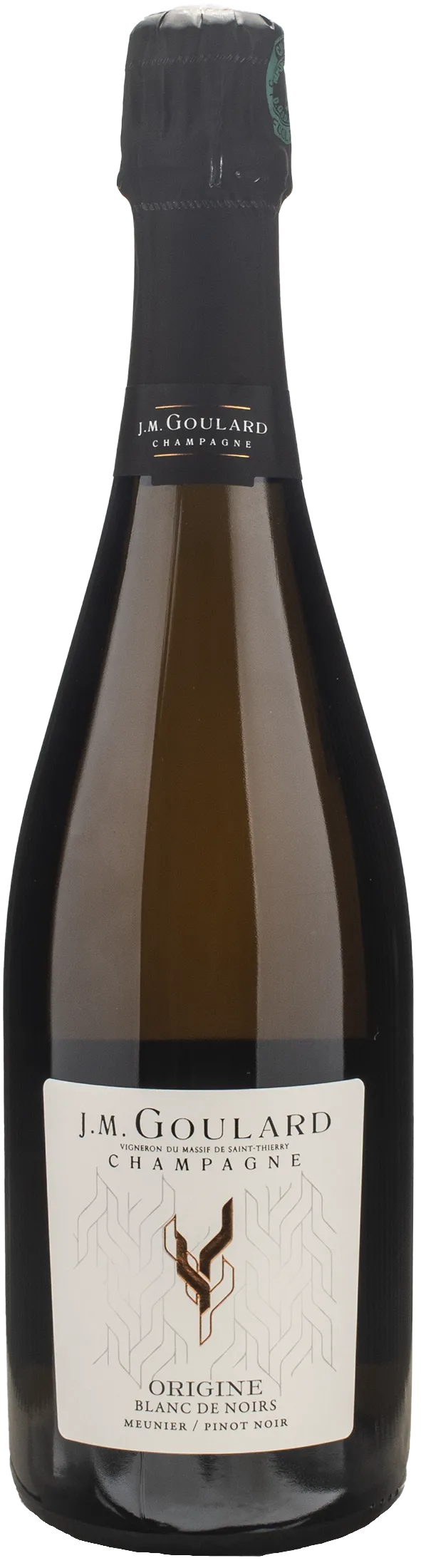 J. M. Goulard Champagne Origine Blanc De Noirs Meunier Pinot Noir Extra Brut