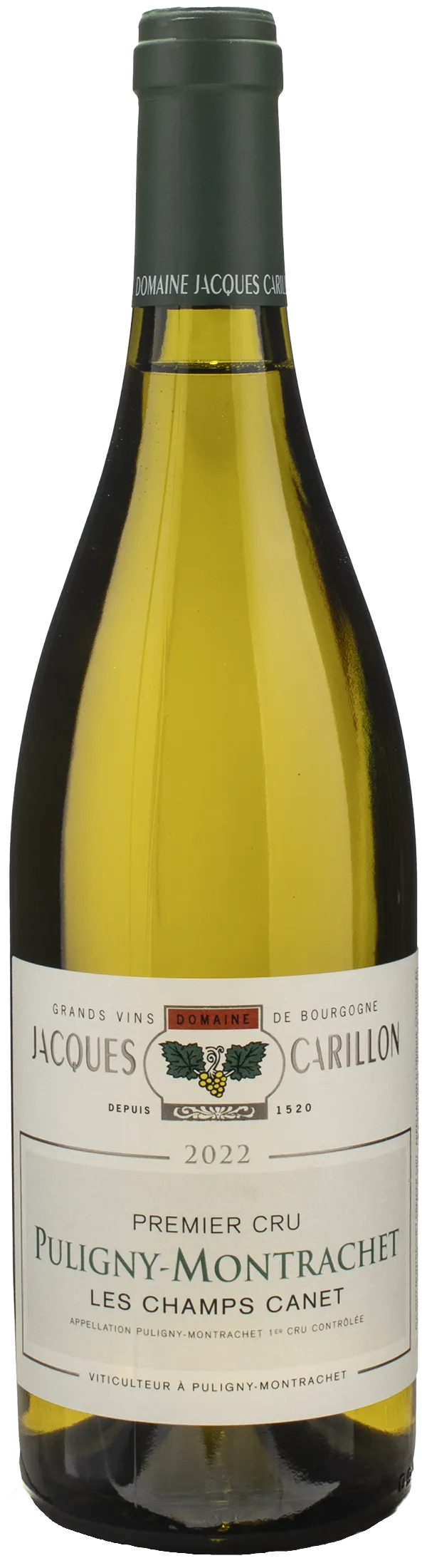 Jacques Carillon Puligny Montrachet 1er Cru Les Champs Canet Millesime 2022