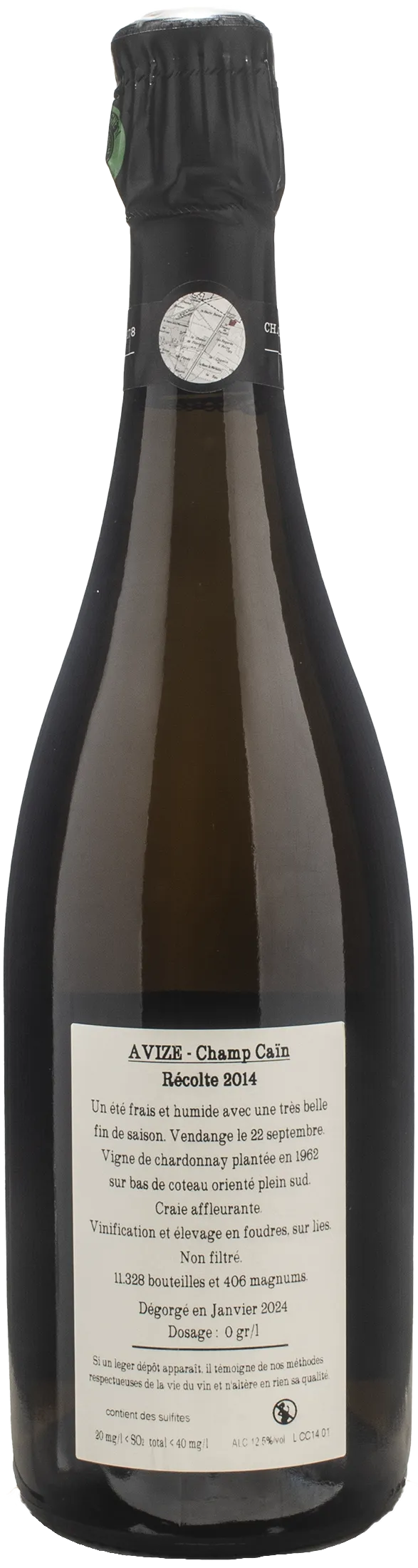 Jacquesson Champagne Avize Champ Cain Extra Brut 2014