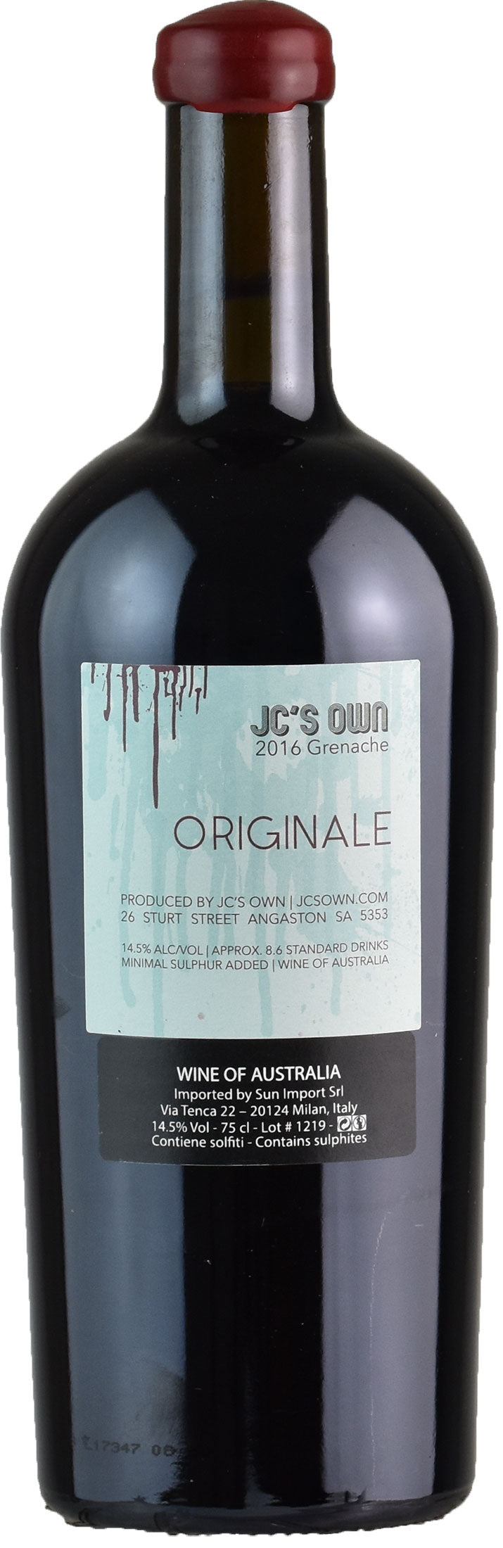 JC's Own Originale Grenache 2016
