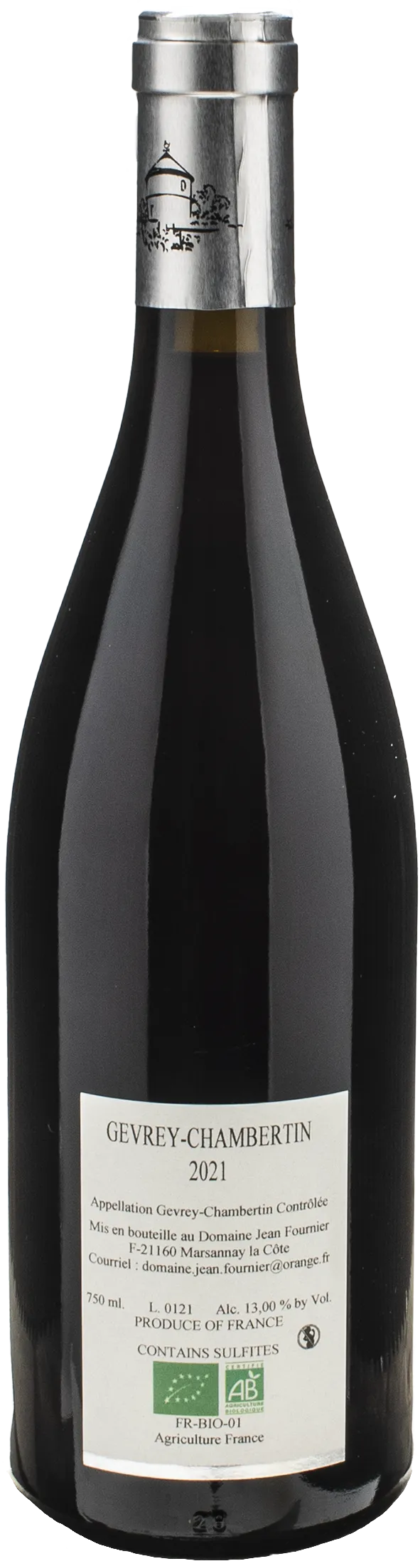 Jean Fournier Gevrey Chambertin Rouge 2021