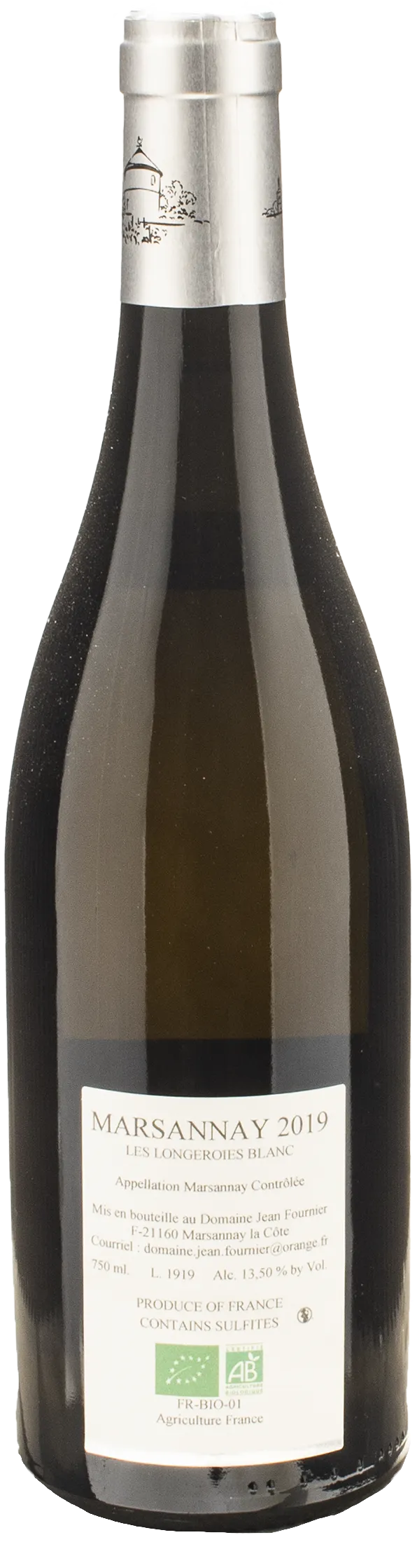 Jean Fournier Marsannay Blanc Les Longeroies 2019