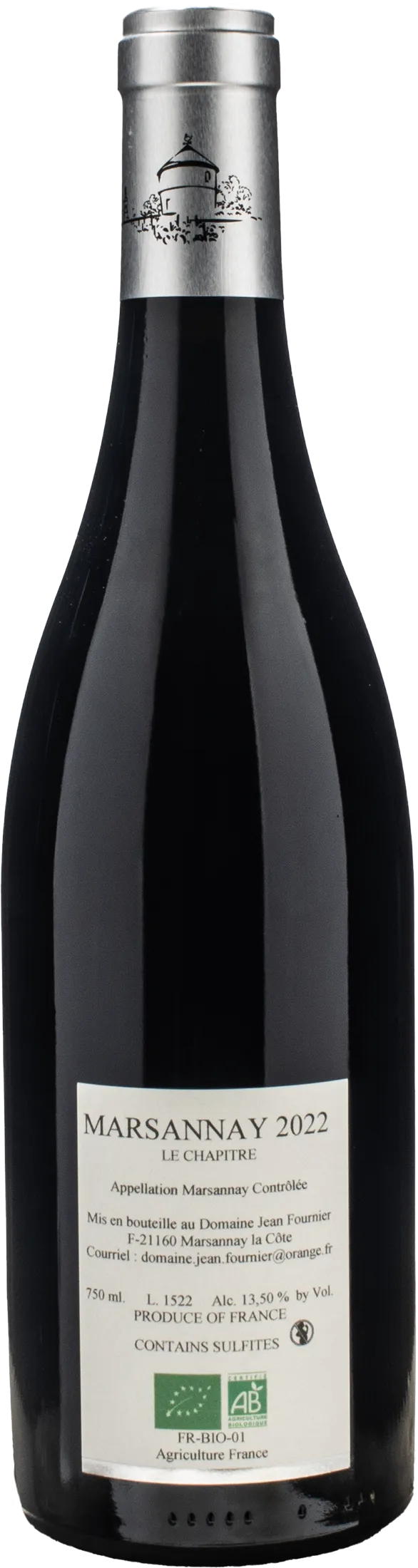 Jean Fournier Marsannay Rouge Le Chapitre 2022