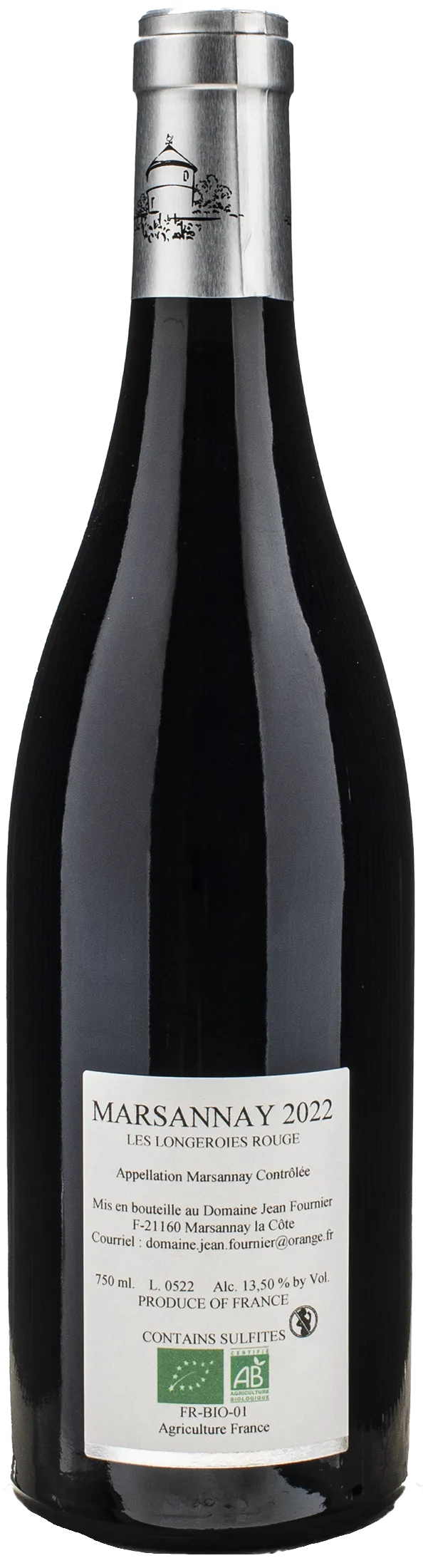 Jean Fournier Marsannay Rouge Les Longeroies 2022