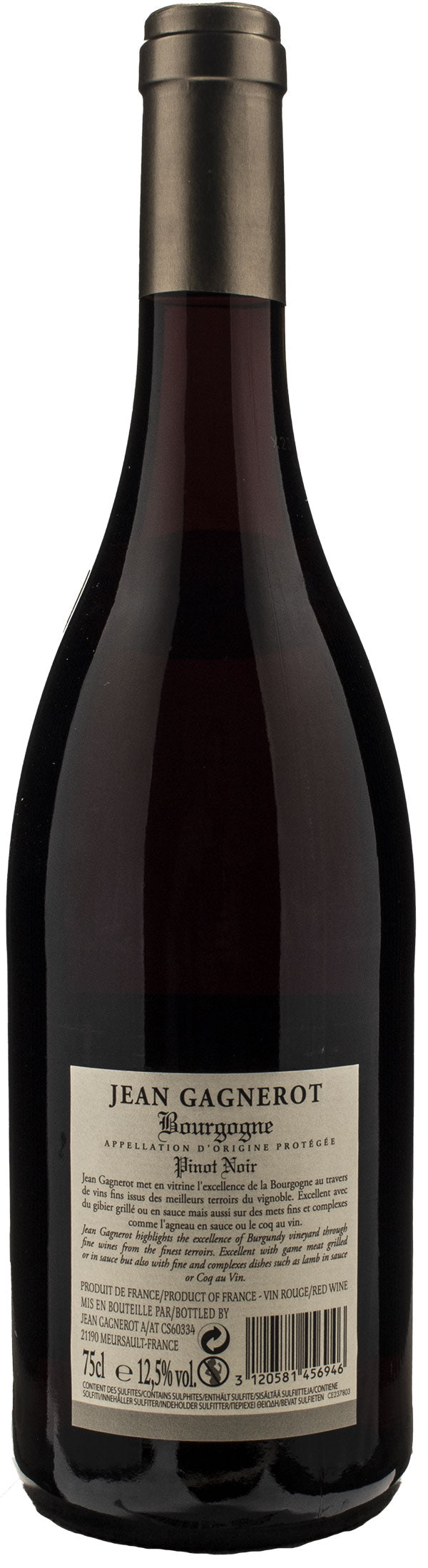 Jean Gagnerot Bourgogne Pinot Noir 2021