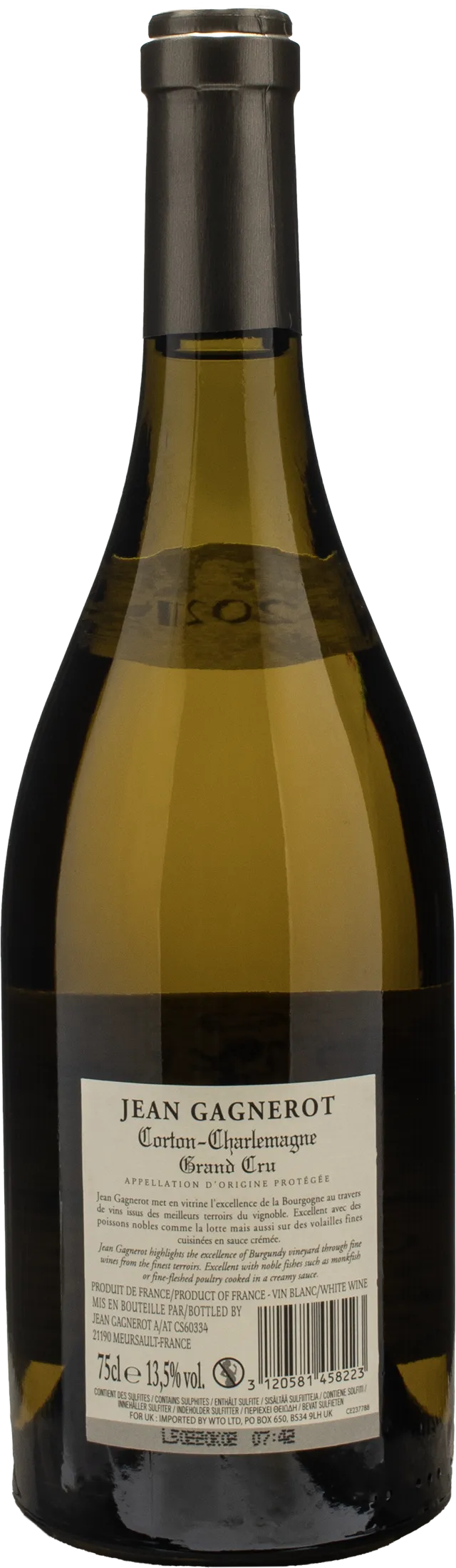 Jean Gagnerot Corton Charlemagne Grand Cru 2021