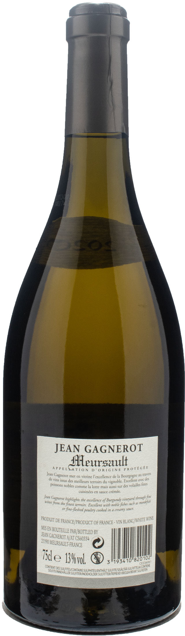 Jean Gagnerot Meursault 2020