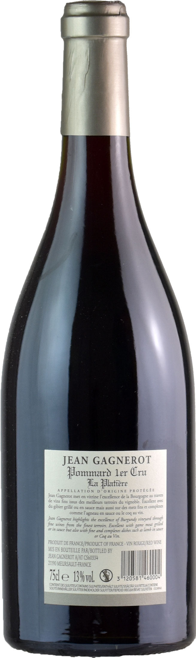 Jean Gagnerot Pommard 1er Cru La Platiere 2017