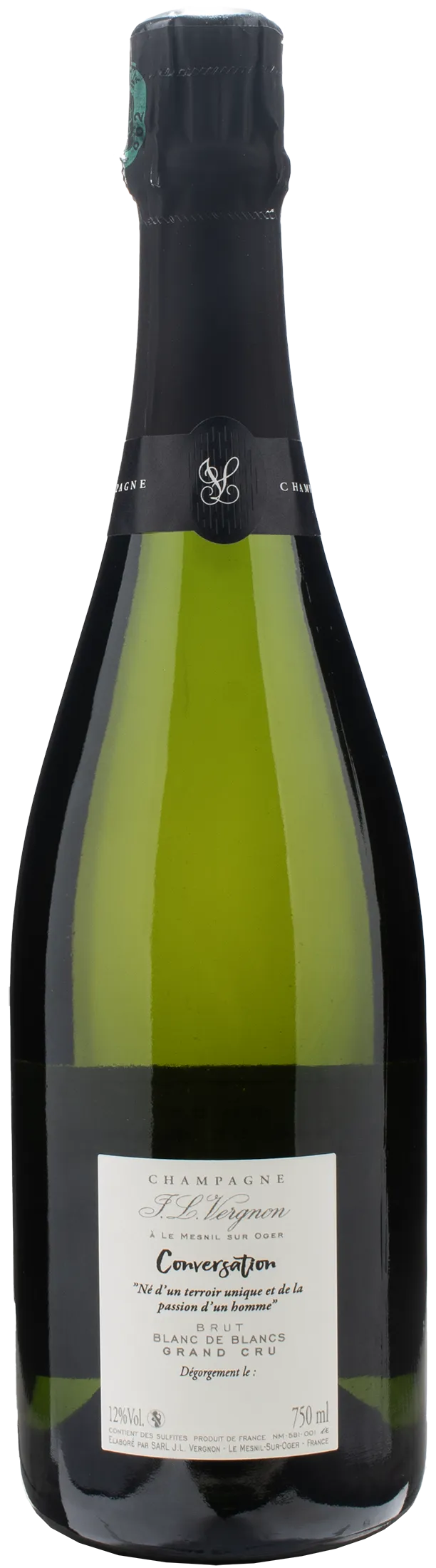 Jean Louis Vergnon Champagne Blanc de Blancs Conversation Brut Grand Cru