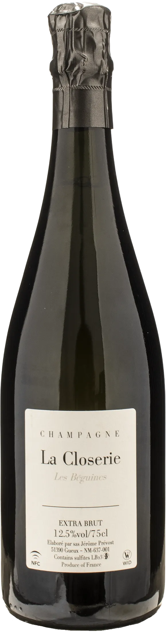 Jerome Prevost Champagne La Closerie Les Beguines Extra Brut