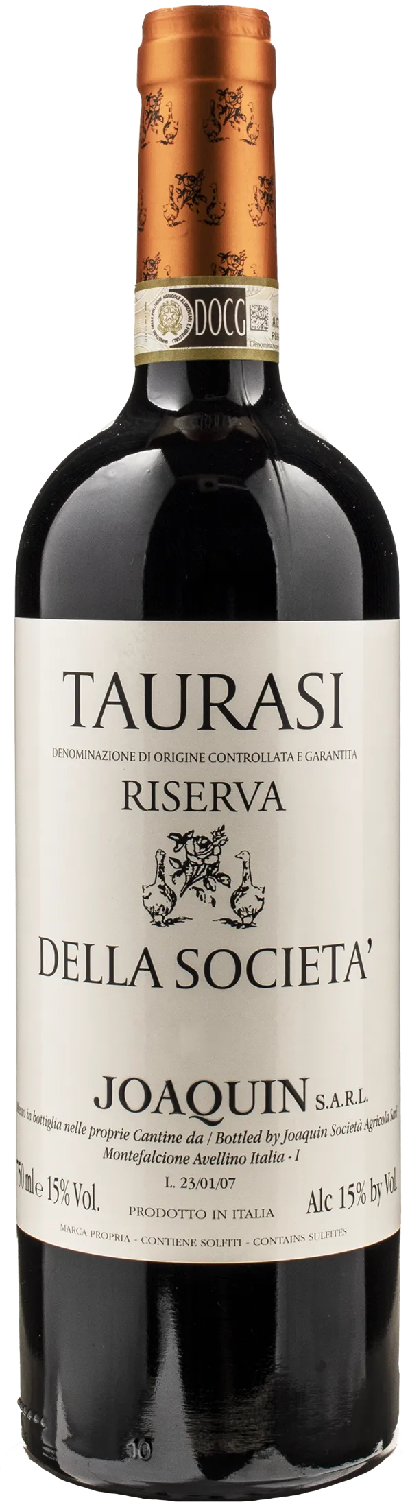 Joaquin Taurasi Riserva della Societa 2015