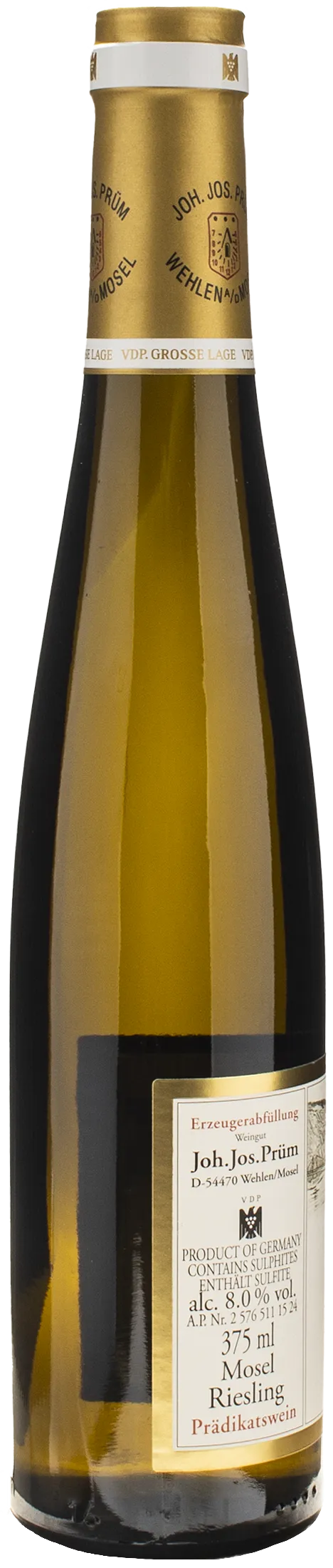 Joh. Jos. Prum Wehlener Sonnenuhr Auslese Goldkapsel 0.375L 2023
