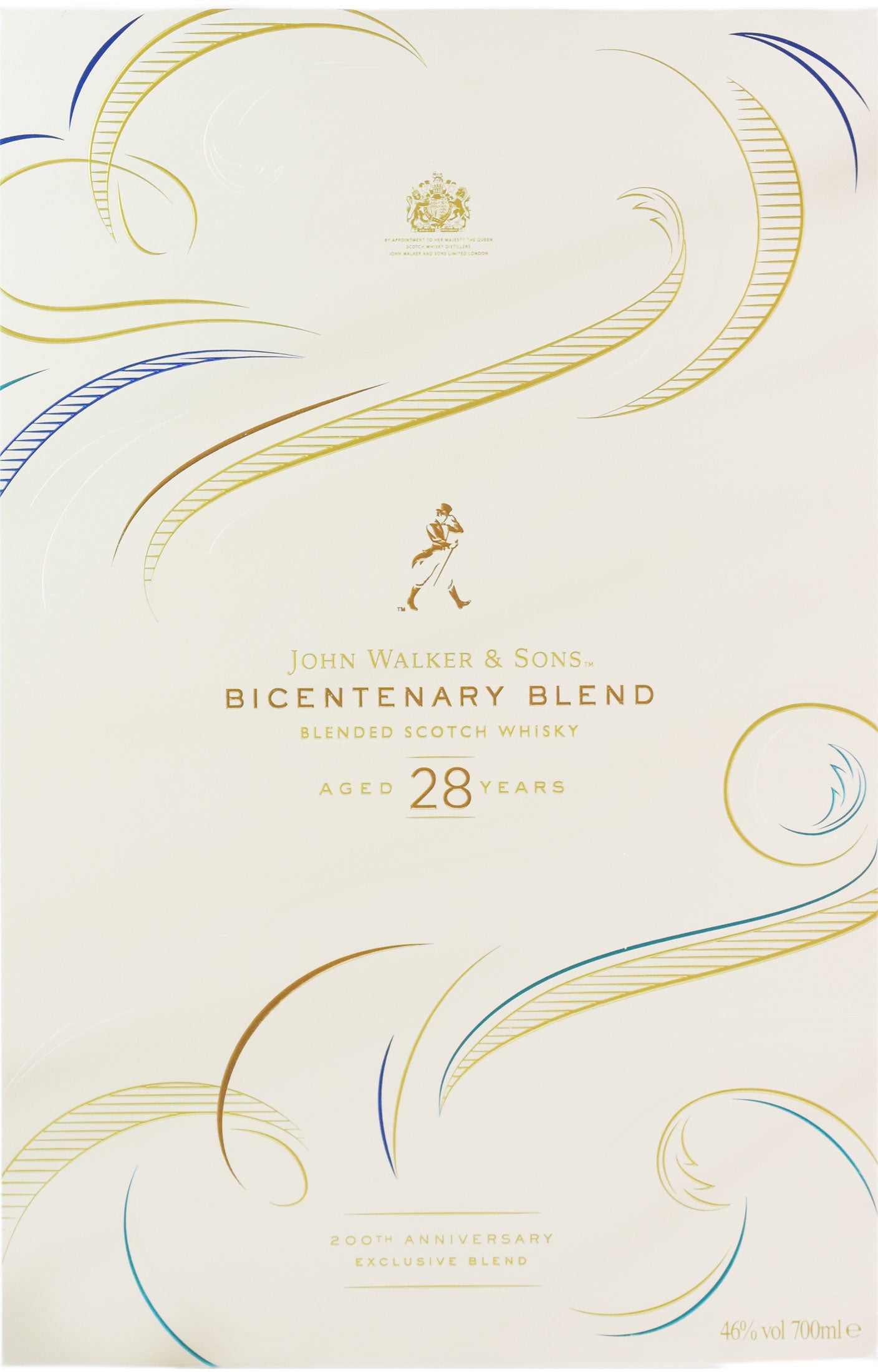 Johnnie Walker & Sons Blended Scotch Whisky Bicentenary Blend 28 Y.O.