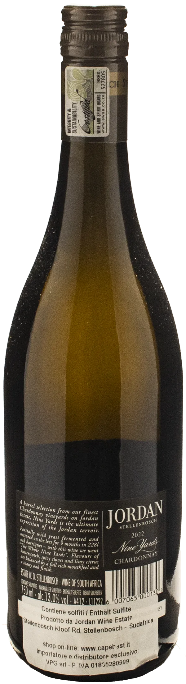 Jordan Nine Yards Chardonnay 2022