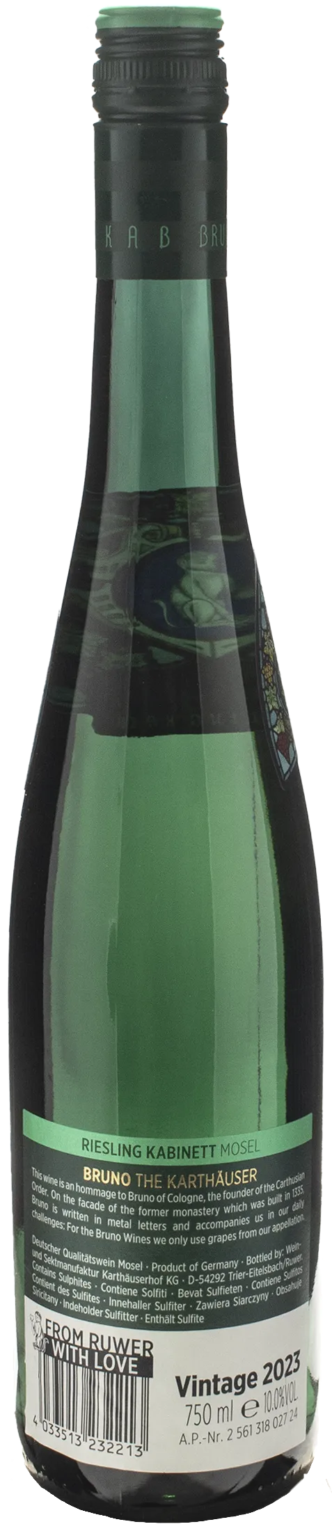 Karthauserhof Bruno Riesling Kabinett Feinherb Mosel 2023