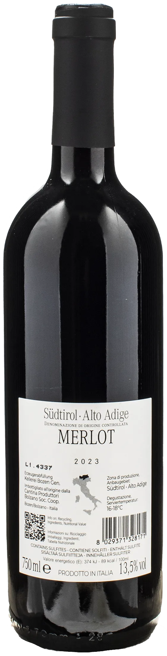 Kellerei Bozen Merlot 2023