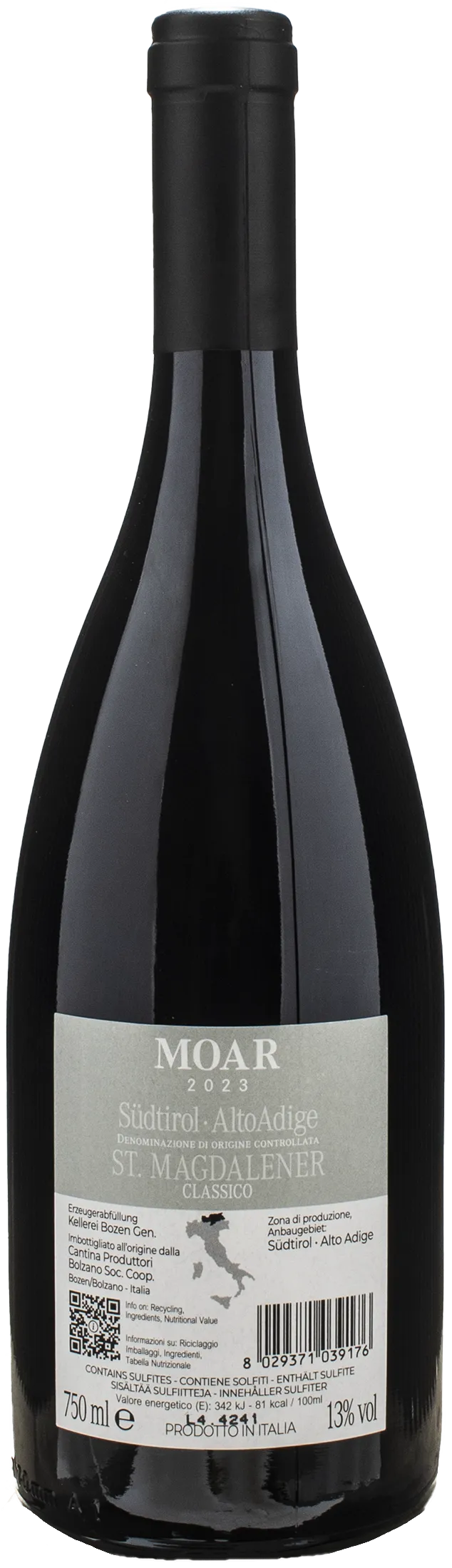 Kellerei Bozen Moar St. Magdalener Classico 2023