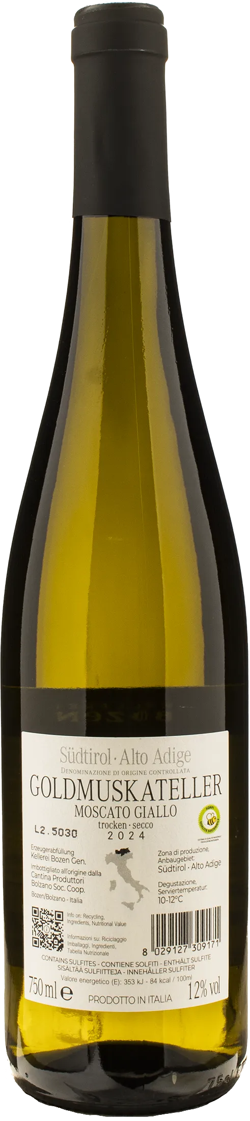 Kellerei Bozen Moscato Giallo 2024
