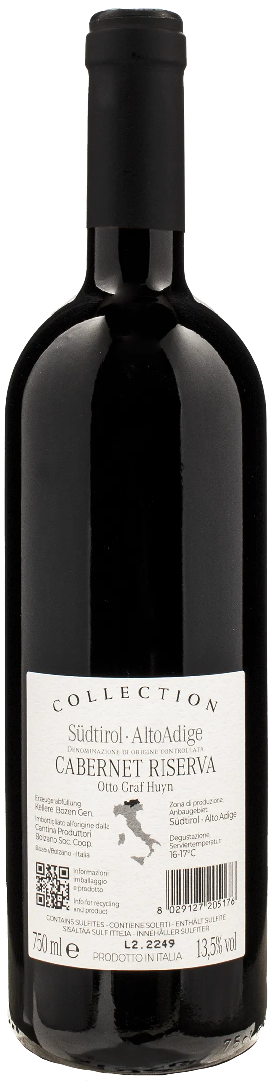 Kellerei Bozen Otto Graf Huyn Cabernet Riserva 2021