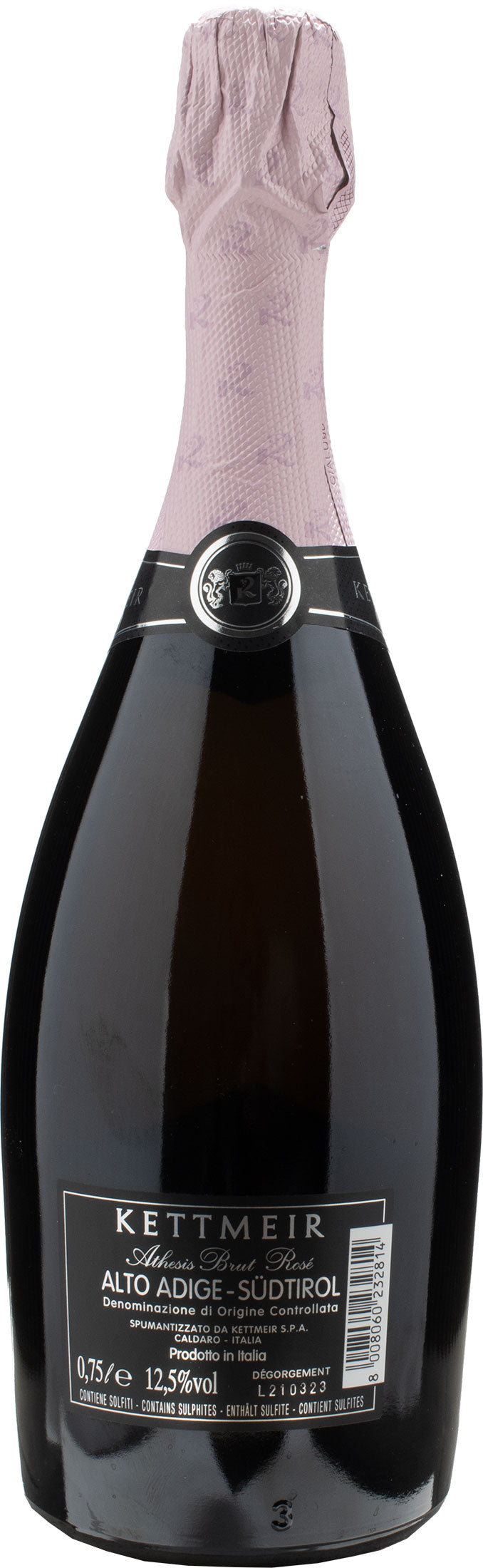 Kettmeir Alto Adige Athesis Rosé Metodo Classico Brut 2020