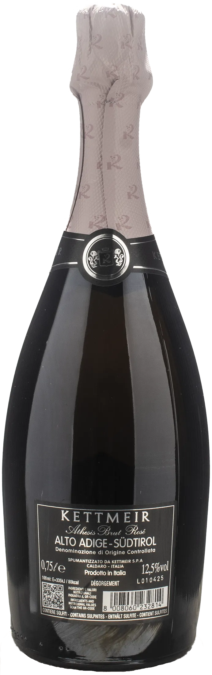 Kettmeir Alto Adige Athesis Rosè Metodo Classico Brut 2022