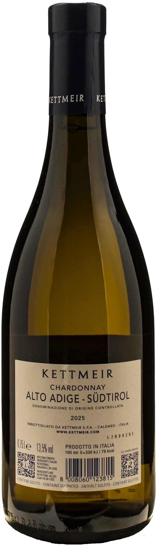 Kettmeir Alto Adige Chardonnay 2025
