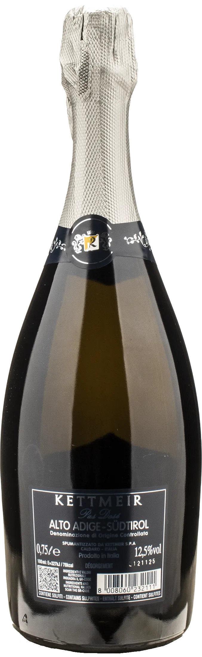 Kettmeir Alto Adige Metodo Classico Pas Dose 2021