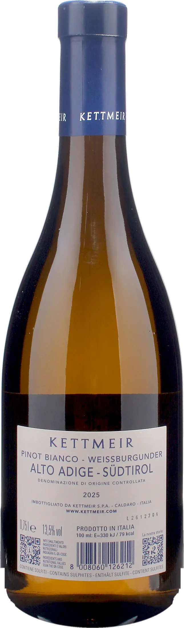 Kettmeir Alto Adige Pinot Bianco 2025