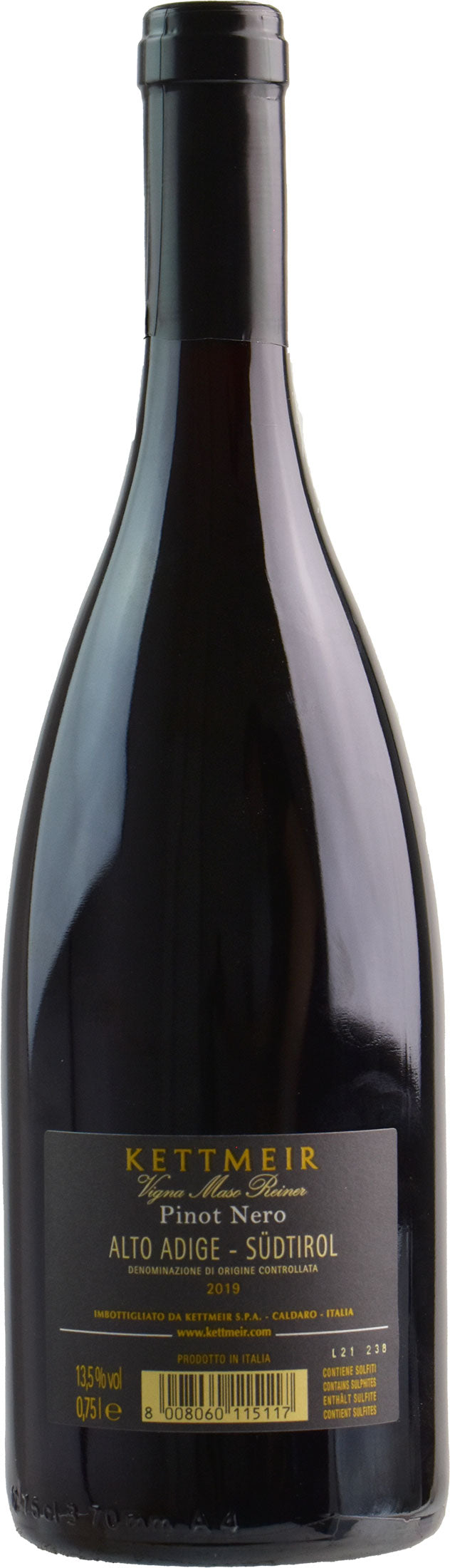 Kettmeir Alto Adige Pinot Nero Vigna Maso Reiner 2019