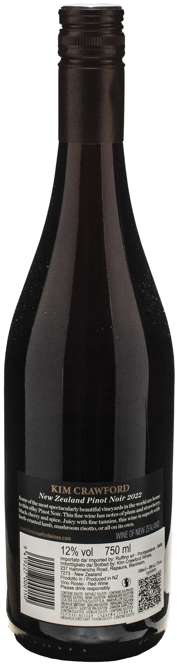 Kim Crawford Pinot Noir 2022