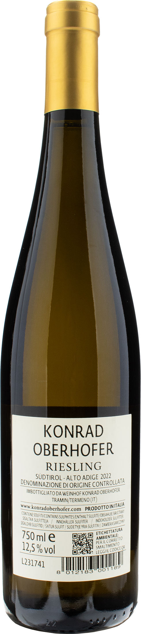 Konrad Oberhofer Sudtirol Riesling 2022