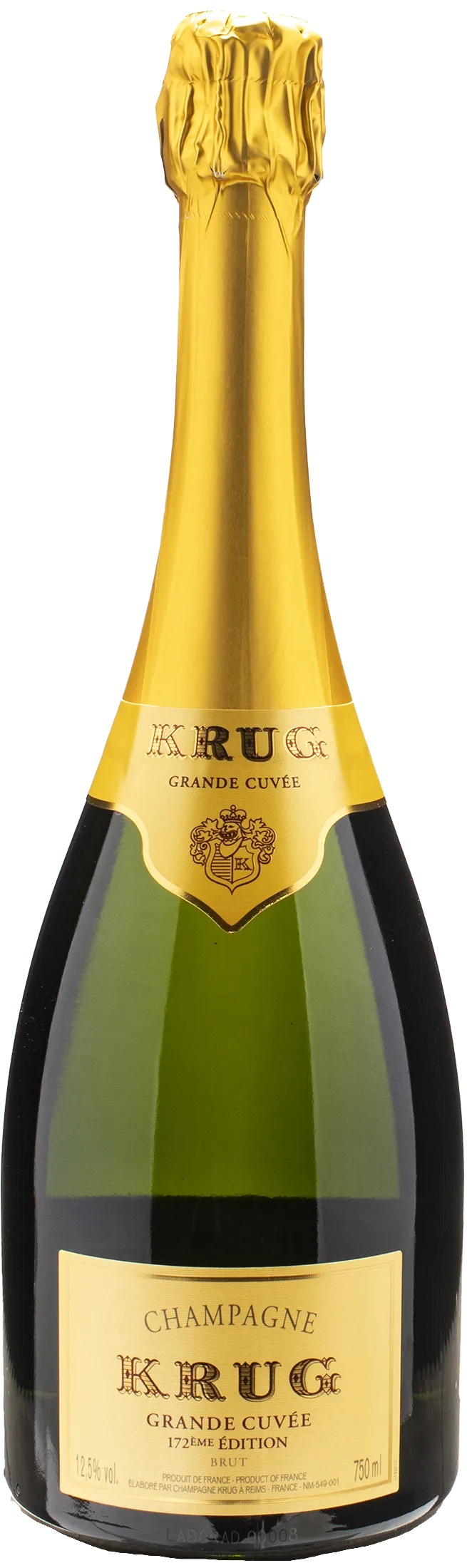 Krug Champagne Grande Cuvee Brut Edition 172eme