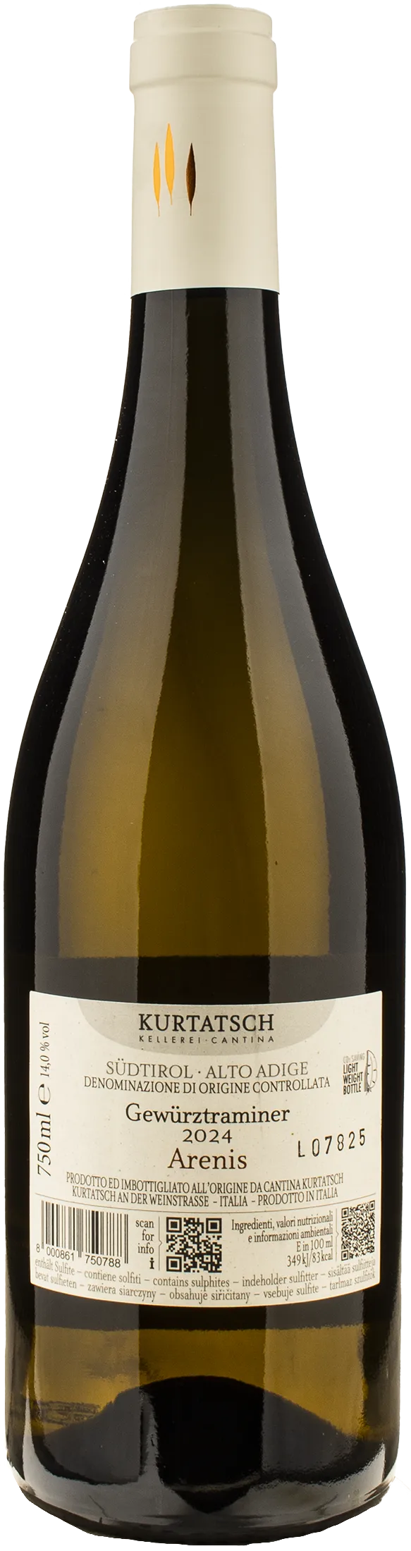 Kurtatsch Gewurztraminer Arenis 2024