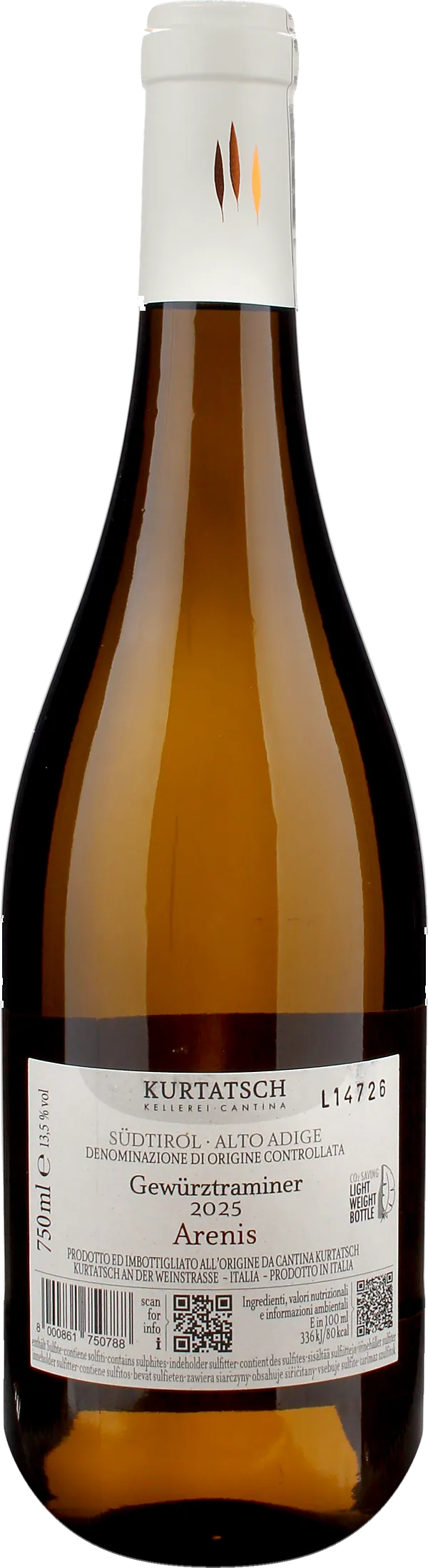Kurtatsch Gewurztraminer Arenis 2025