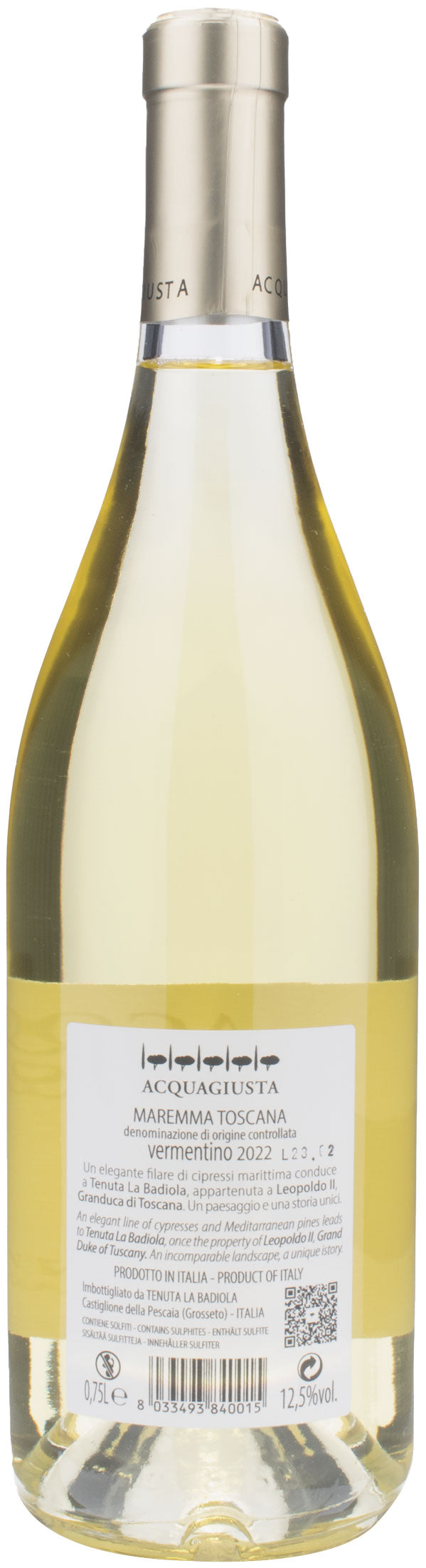 La Badiola Acquagiusta Vermentino 2022