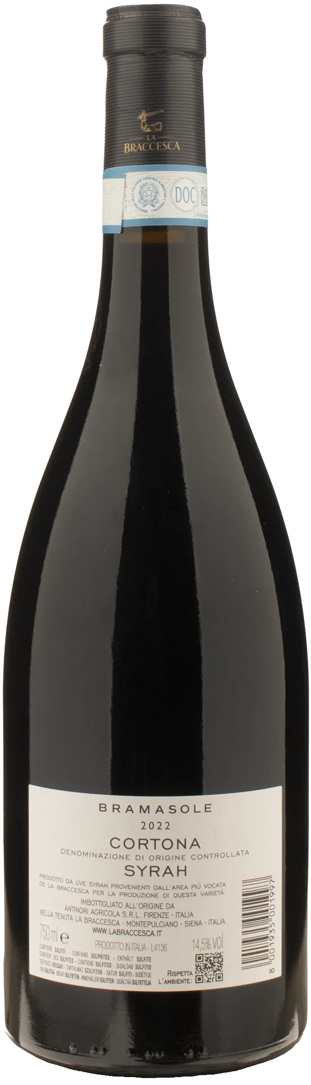 La Braccesca Cortona Syrah Bramasole 2022
