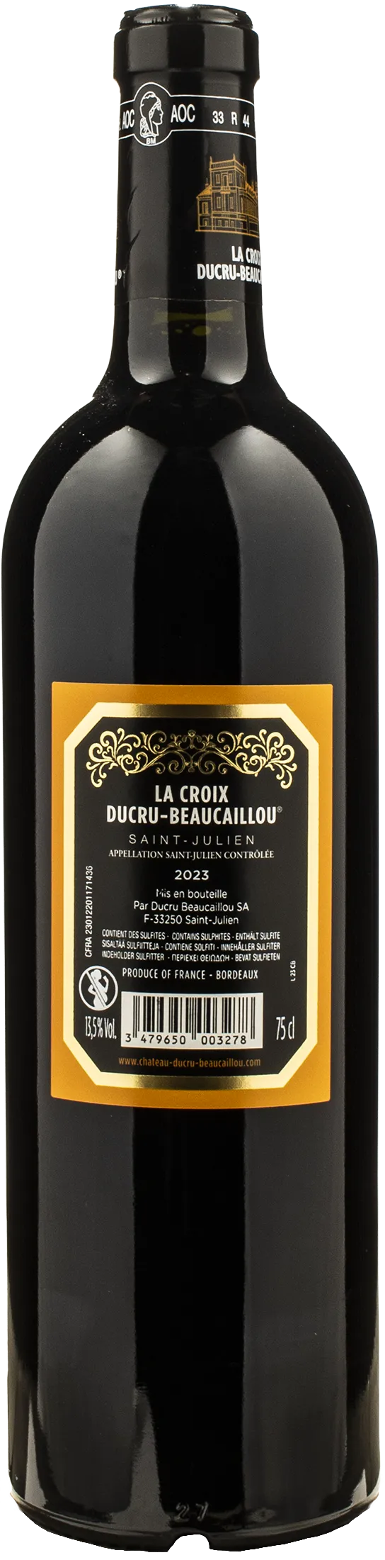 La Croix Ducru Beaucaillou Saint Julien 2023